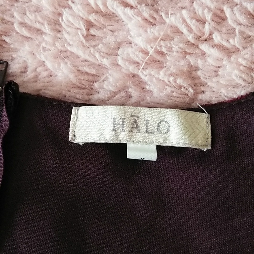 HALO 💖 Velvet Burn Out Dress - Picture 3 of 12